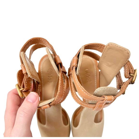 Chloé Wedge Heels Size 37.5 EU - Picture 10 of 15